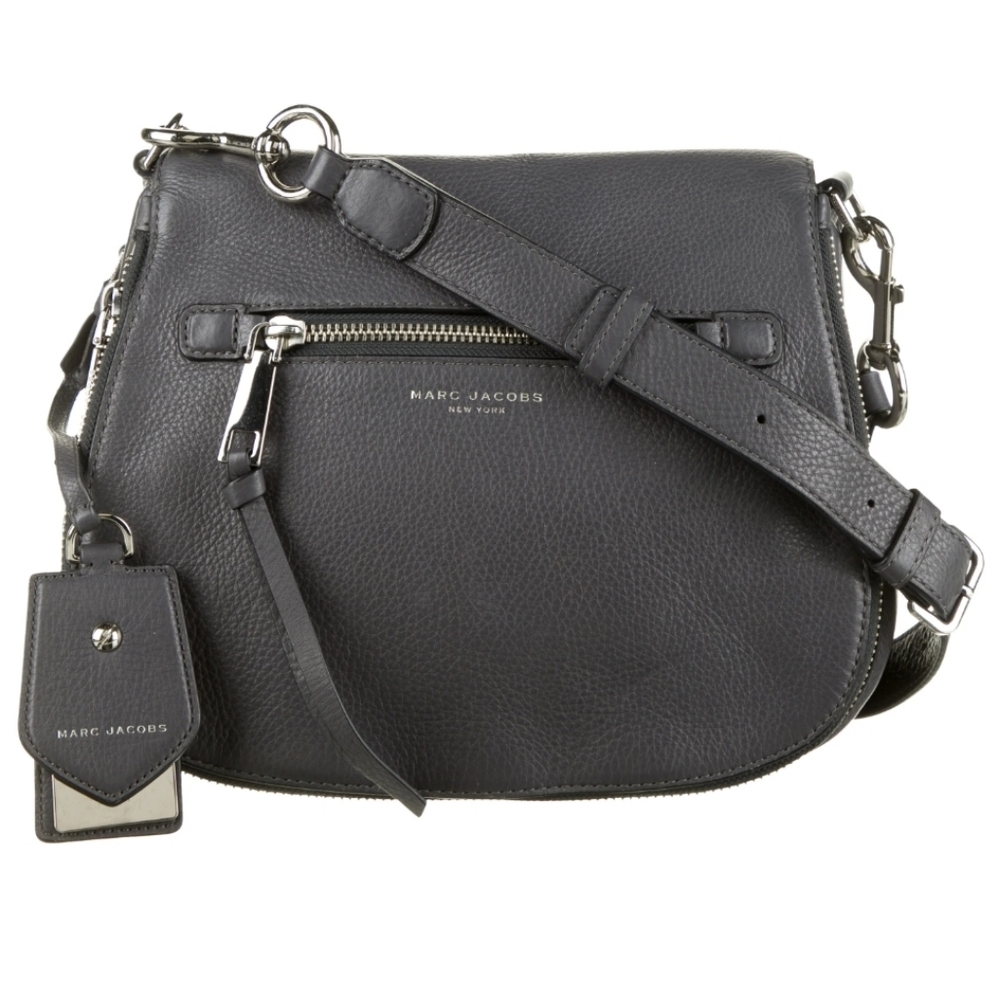 MARC JACOBS Leather Crossbody Saddle Bag